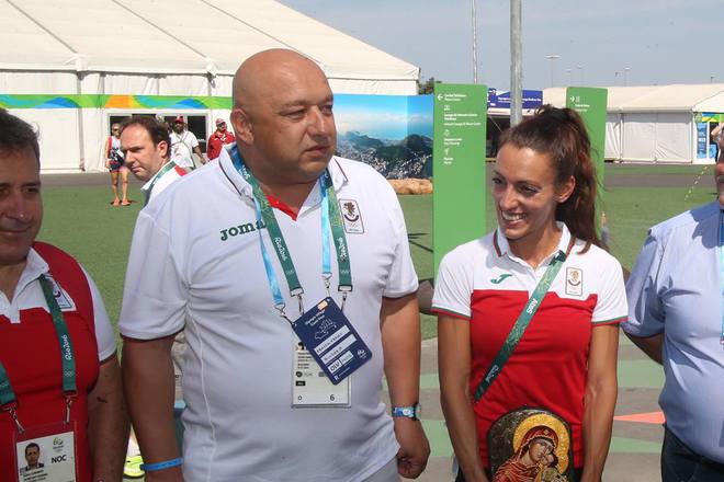 Krasen kralev s balgarskata olimpiyska delegatsiya v rio