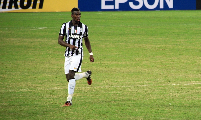 Пол Погба с екипа на "Ювентус"