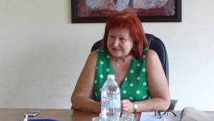 Цвета Авджиева като кмет на район "Младост"