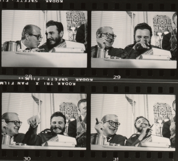 Фидел Кастро на посещение в САЩ, 1959 г.