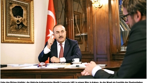 Мевлют Чавушоглу пред в. "Билд"