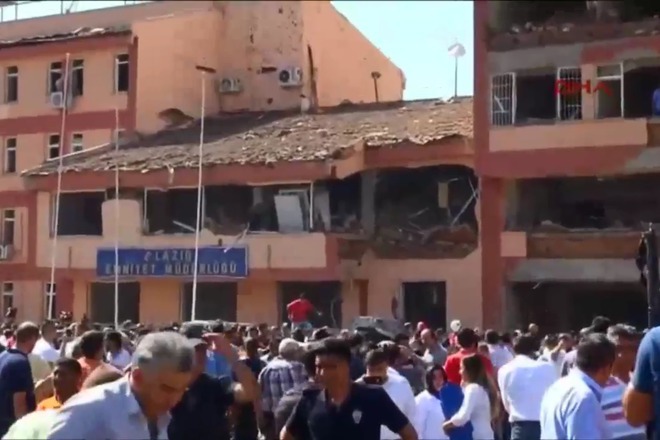 Kola bomba se vzrivi v elazig turtsiya