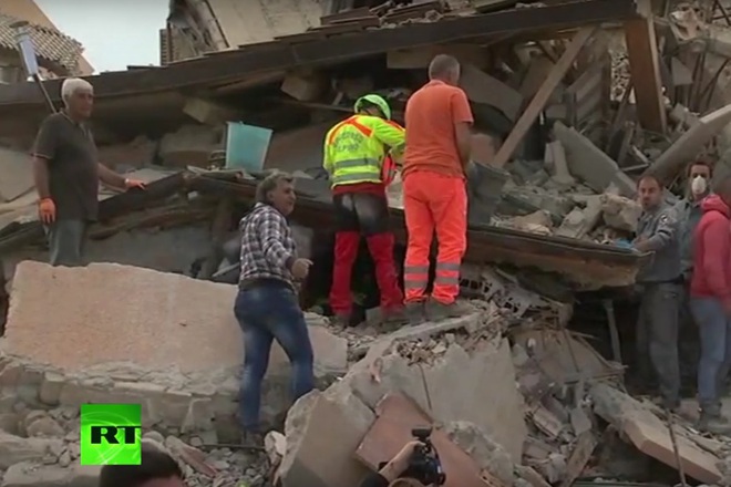 Zemetresenie v italiya razrushi polovin grad