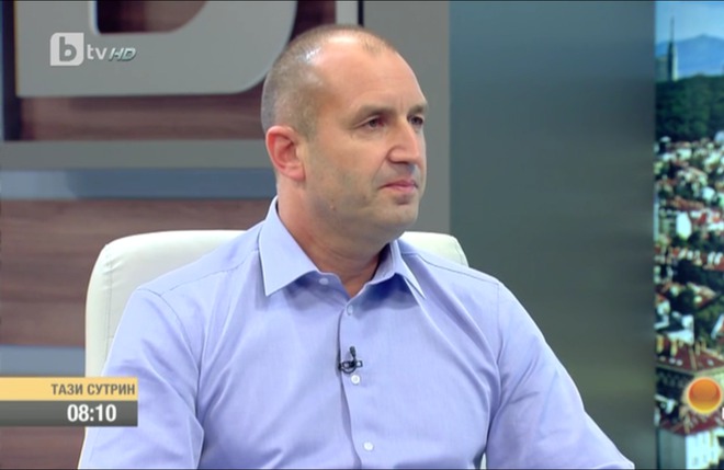 Ген. Румен Радев пред Би Ти Ви