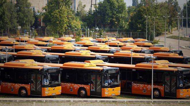 Новите китайски автобуси на София