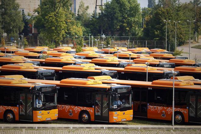 Novite kitayski avtobusi na sofiya
