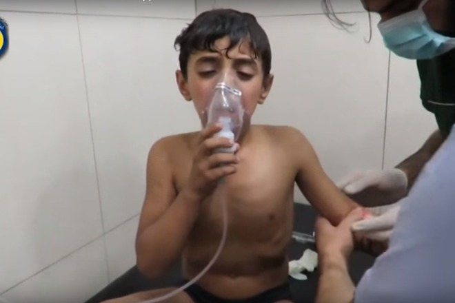 Ataka s himichesko orazhie nad alepo