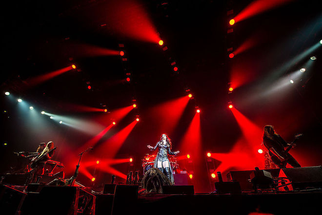 Nightwish преди концерта в "Арена Армеец"