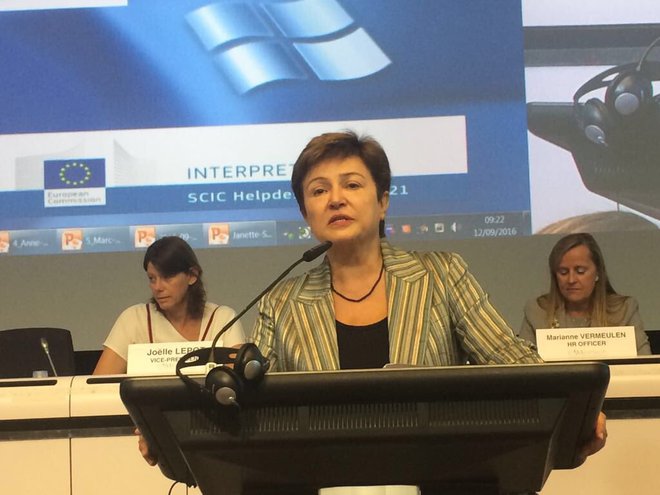 Кристалина Георгиева пред Европейската комисия