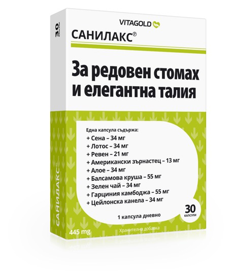 За редовен стомах и тънка талия - ​​​​​​​Санилакс
