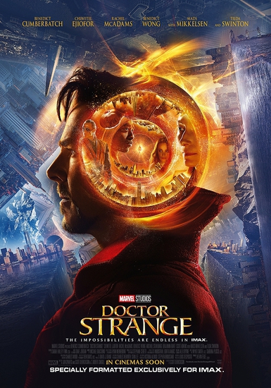 Героите от "Доктор Стрейндж" на IMAX плакат