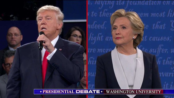 Вторият телевизионен президентски дебат от изборите в САЩ