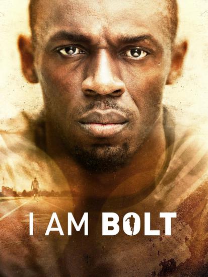 Юсеин Болт на плаката за I Am Bolt