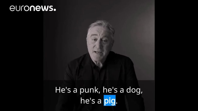 Robert De Niro speaks his mind on Trump