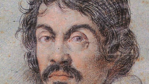 Микеланджело Меризи да Караваджо, портрет с въглен от Отавио Леони (ок. 1621)