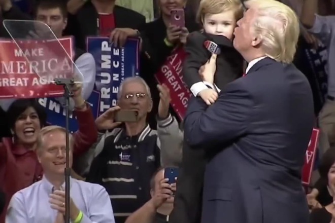 Donald tramp obicha detsata