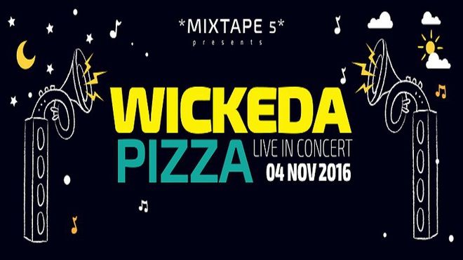 Плакатът за концерта на "Уикеда" и Pizza в Mixtape 5