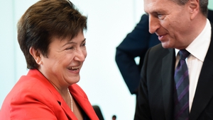 Кристалина Георгиева и Гюнтер Йотингер