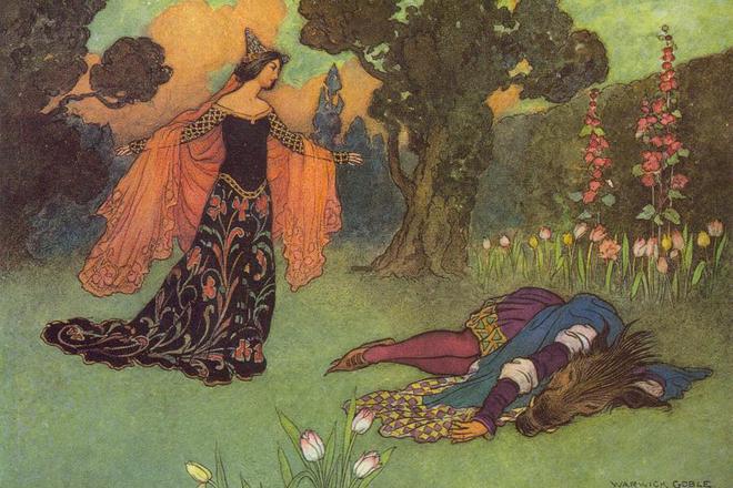  krasavitsata i zvyara ilyustratsiya na uoruik gobal