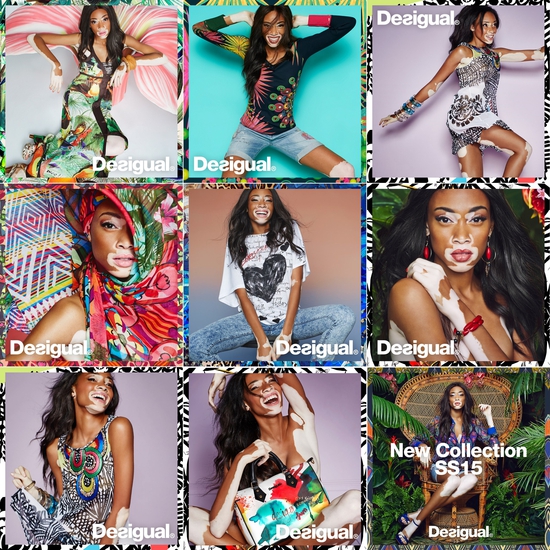 Уини Харлоу за Desigual