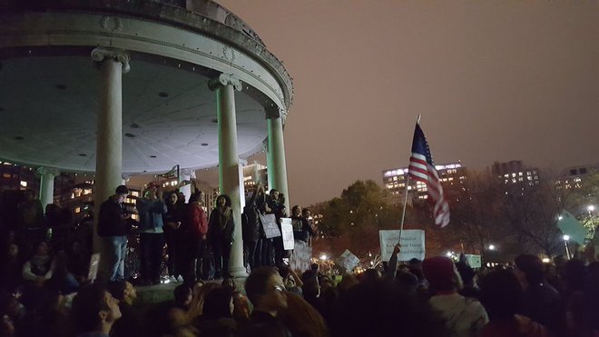 Протести срещу избирането на Доналд Тръмп