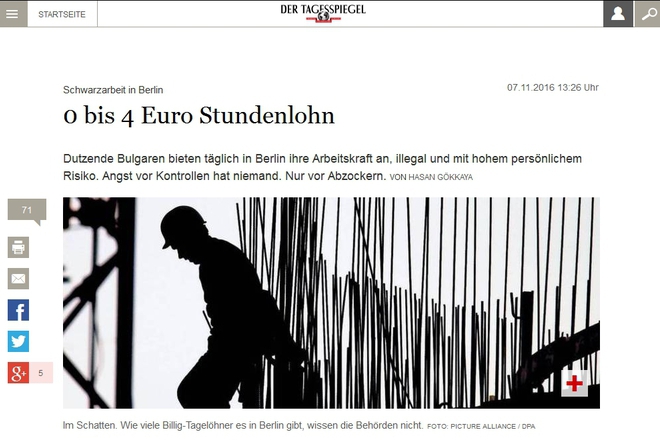  tagesshpigel da se blaskash za 0 do 4 evro na chas