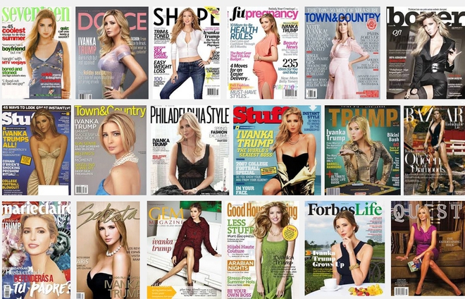 Иванка Тръмп върху кориците на списания