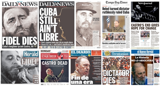 Американската преса за кончината на Фидел