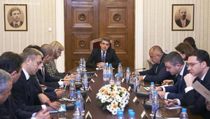 Росен Плевнелиев и партийните  лидери