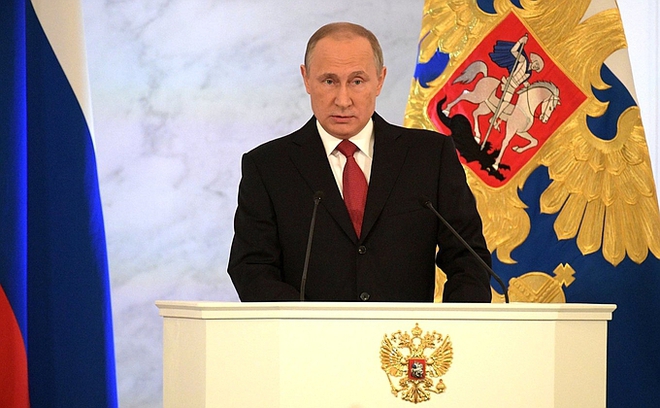 Речта на Путин пред Федералното събрание