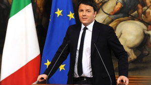 Матео Ренци в двореца "Киджи"