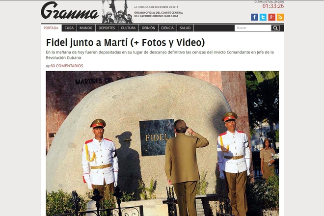 Pogrebenieto na fidel kastro