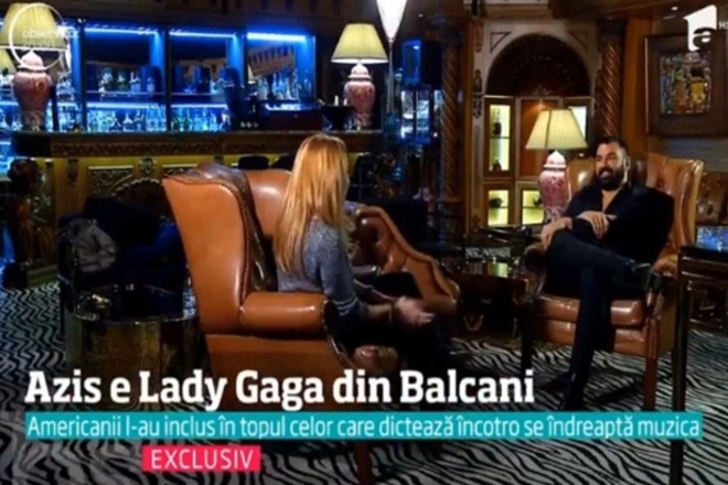 Azis v intervyu pred rumanska televiziya