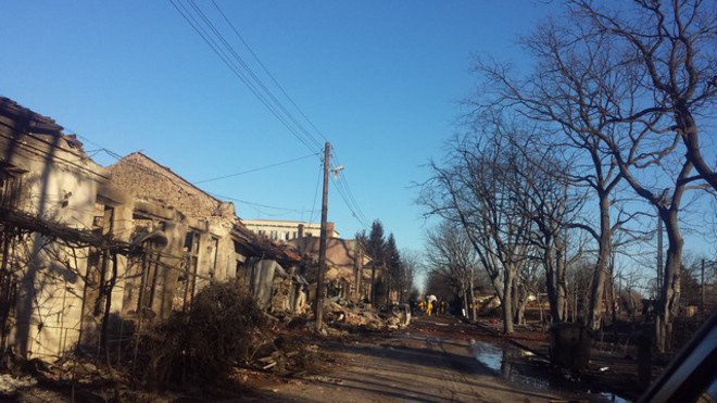 Евакуираното село Хитрино след взрива