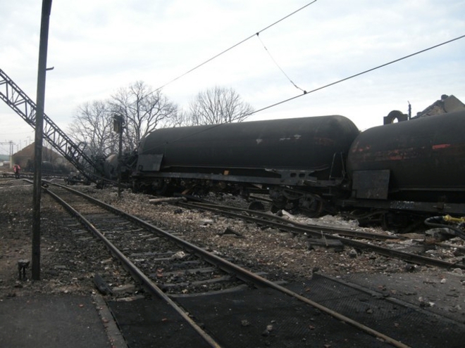 След влаковата катастрофа в Хитрино
