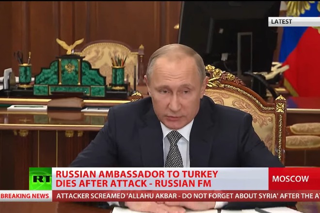 Putin s obrashtenie kam rusiya sled ubiystvoto na poslanik karlov