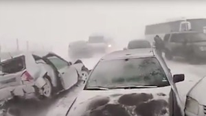 Верижна катастрофа затвори АМ "Тракия"