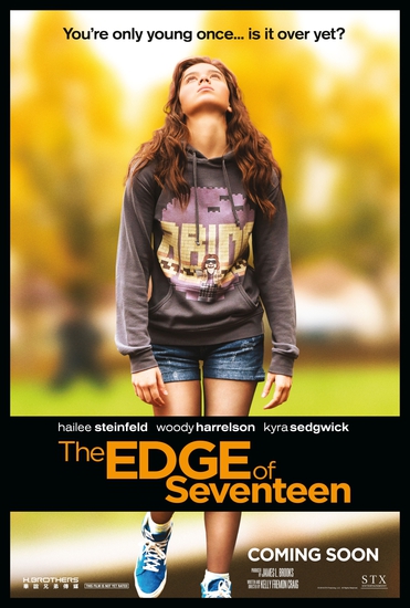 Хейли Стайнфелд на плакат за The Edge of Seventeen (2016)