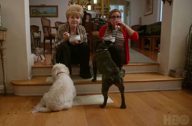 Деби Рейнолдс с дъщеря си Кари Фишър