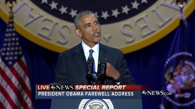 Последната реч на Барак Обама като президент