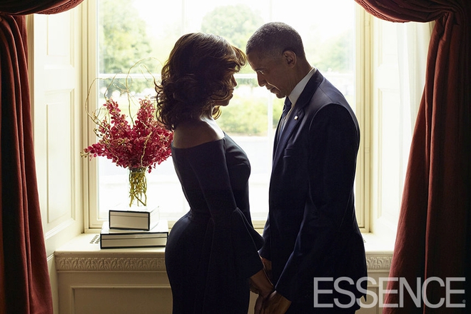 Мишел и Барак Обама за сп. Essense, октомври 2016