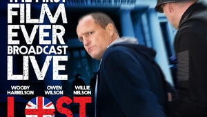 Уди Харелсън на плакат за "Изгубен в Лондон на живо"