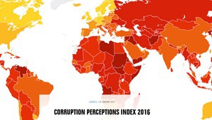 Индекс на корупцията за 2016 г.