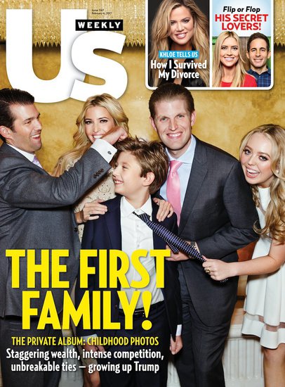Петте деца на Тръмп с обща корица