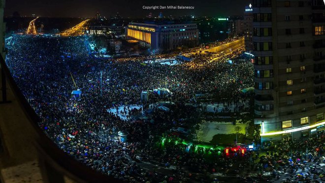 Букурещ на протест срещу корупцията