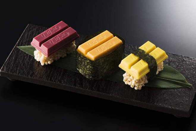 Yaponskoto kitkat sushi