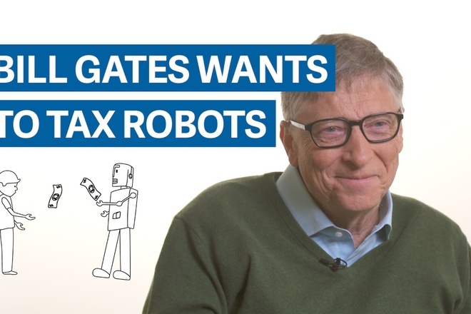 Bil geyts iska robotite da plashtat danatsi