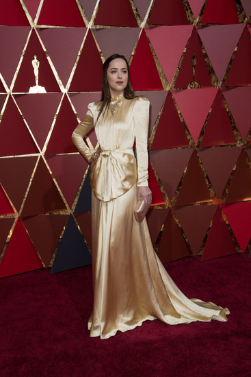 Дакота Джонсън в Gucci