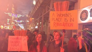 Маршът на туркините в Истанбул за 8 март