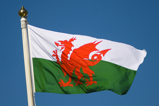 Natsionalniyat flag na uels